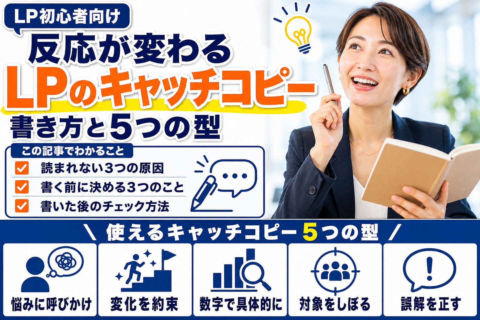 LPのキャッチコピーの書き方